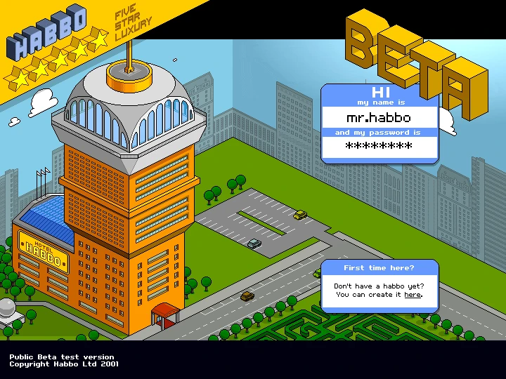Habbo Hotel Antigo